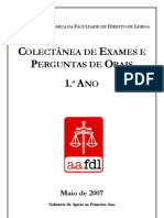 Colectânea de Exames e Orais - 20062007