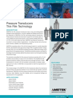 Pressure Transducers Thin Film