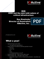 2008 and The New (Old) Nature of Critical Infrastructure