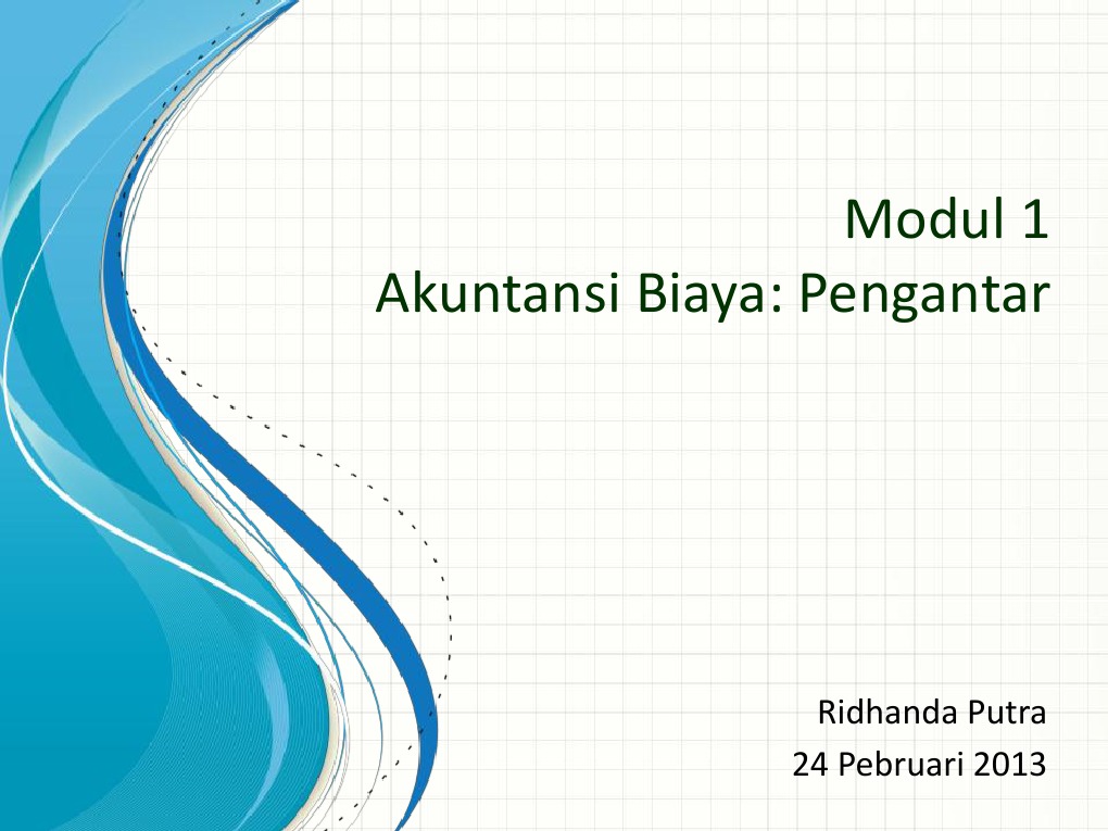 130224--Modul 1 Akuntansi Biaya