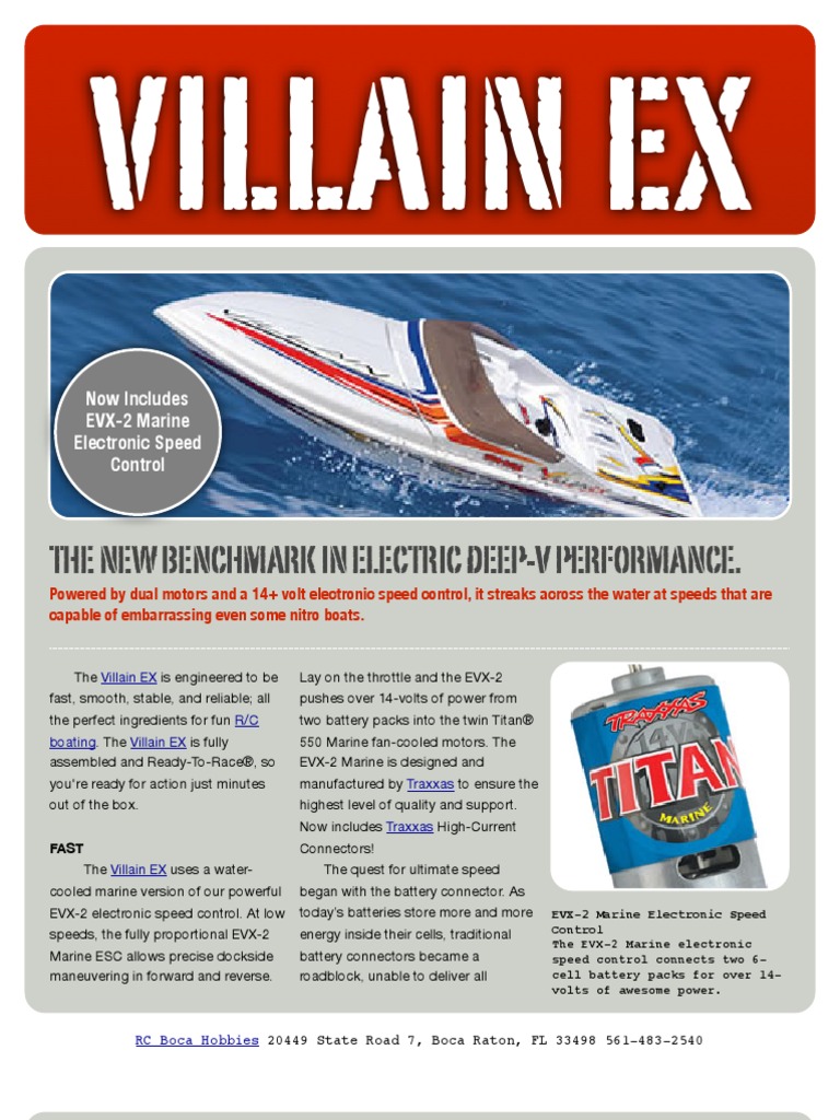 traxxas villain ex parts