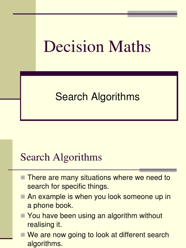 Binary Search Algorithm | PDF | Applied Mathematics | Algorithms And ...