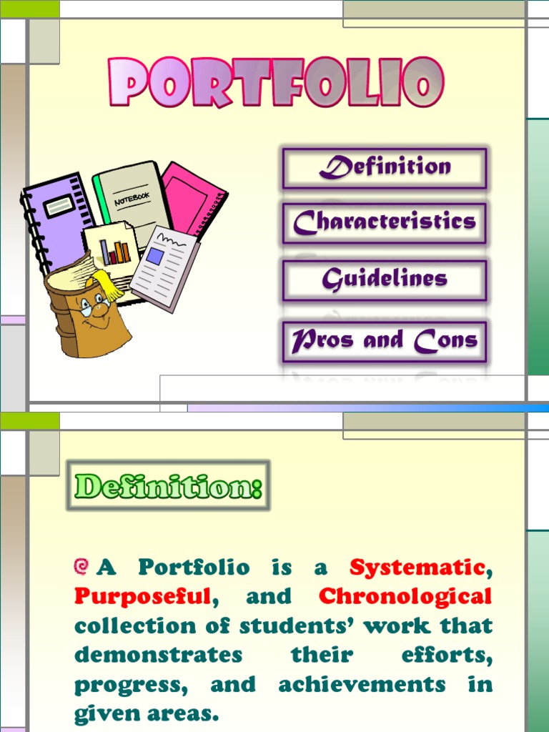 Portfolio PDF Educational Assessment Teaching