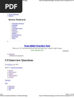 C# Interview Questions