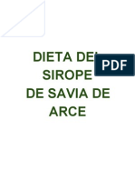 Dieta Del Jarabe de Savia de Arce