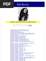 Download All Bob Marley Songs by Pema Wangchuk SN126993459 doc pdf
