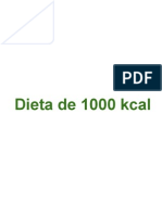 Dieta 1000 Kcal