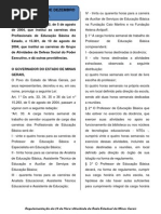 LEI 20592-12 - CARREIRAS DA EDUCAÇÃO JORNDA DE TRABALHO