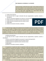 Textos para Trabajar La Coherencia y La Cohesion