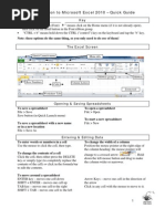Excel 2010 Quick Guide