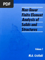 (FEM) Crisfield M.a., Non-Linear Finite Element Analysis of Solids and Structures, Vol.1,2 (Wiley, 1996)