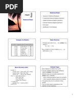 Relational Model: - Example: If