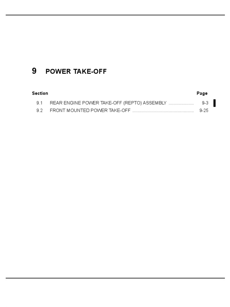 Power Take-Off (PTO) | PDF | Diesel Engine | Horsepower