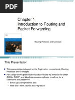 Introduction To Routing and Packet Forwarding