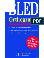 Bled Orthographe Grammaire PDF