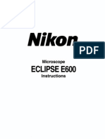 E600 Instruction Manual