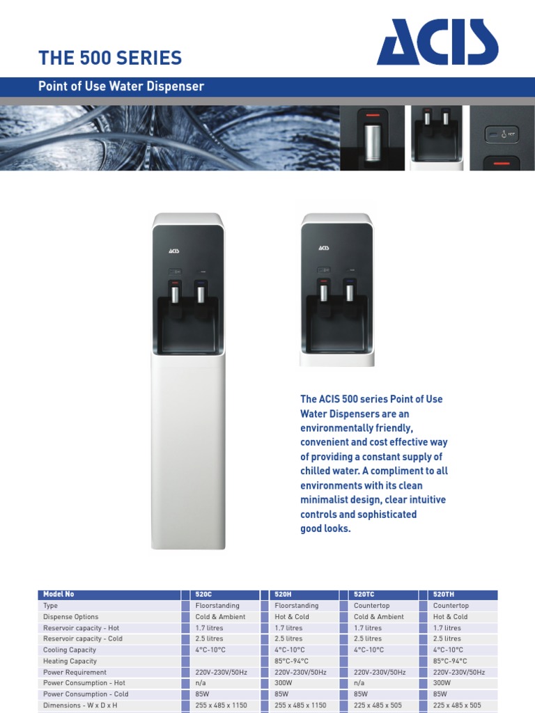 ACIS 520TC Tabletop Water Cooler