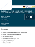 Subsea Manifold Design For Pendulous Installation Method in Ultra Deep Water
