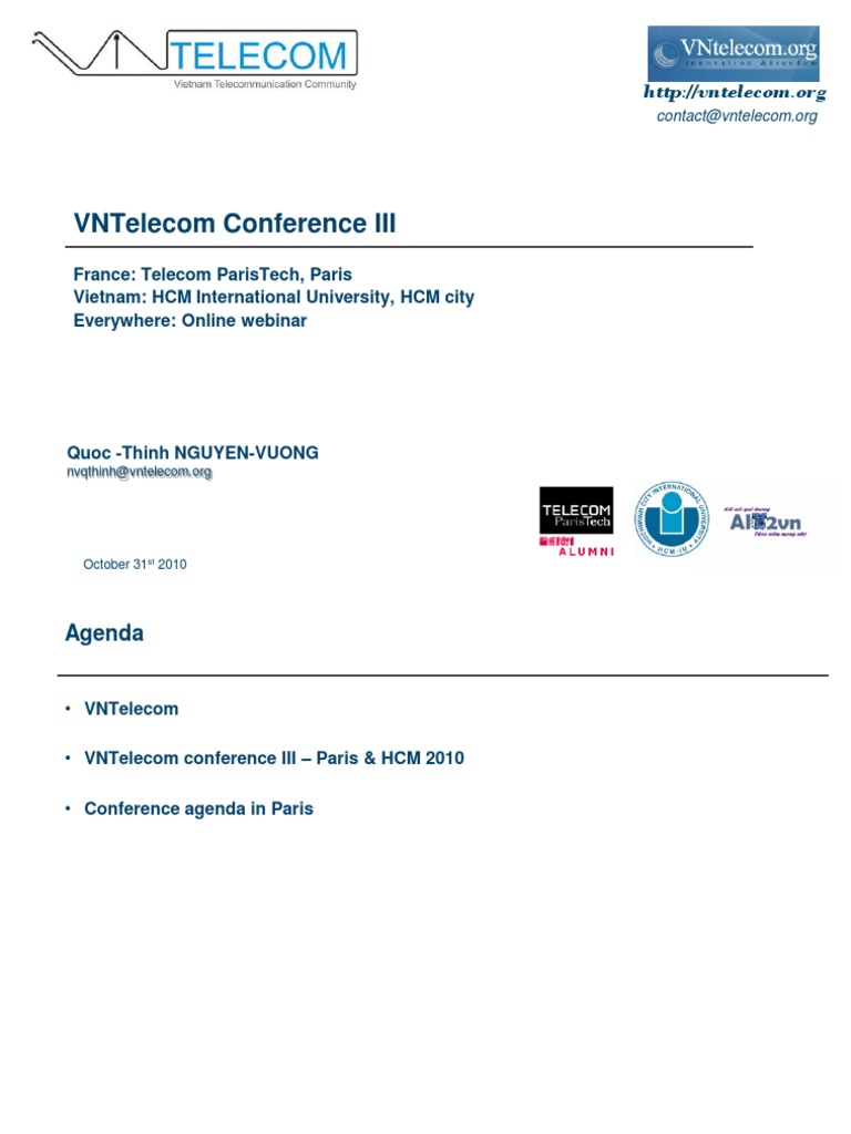 #00 VNTelecom - 2010 Opening | PDF | Vietnam | Telecommunications