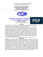 "Smart Antenna Systems": November 13 2008 APS Meeting Arizona State University Goldwater CTR, RM 487, 4:30 PM