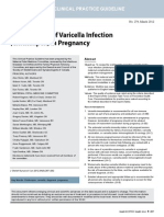 Management of Varicella Infection (Chickenpox) in Pregnancy: Sogc Clinical Practice Guideline