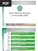 Analysis of Euro 2008 XXIX AEFCA Symposium 2008