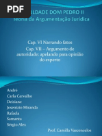 apresentação argumentação