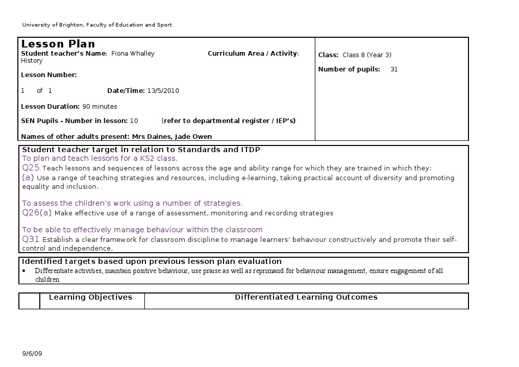 KS2 History Lesson Plan: Boudicca | PDF | Lesson Plan | Narrative