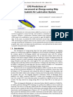 CFD Analysis of Bubbly Flow Around Ship with Air Lubrication System