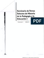 63204553 4 Sem Tem Sel de Hist de La Pedagogia y La Educ i