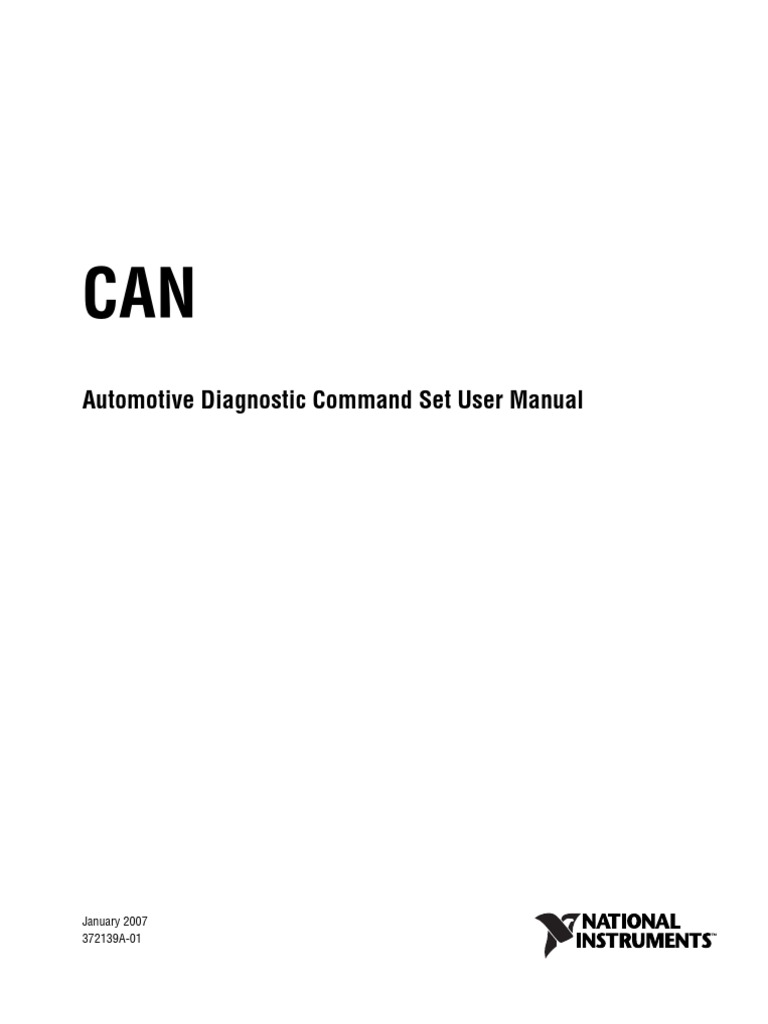 NI Automotive Diagnostic Command Set User Manual | PDF | Computer ...