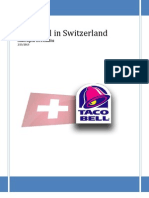 Business Plan - Taco Bell in Switzerland