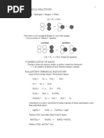 Chemical Reactions: Reactants Products