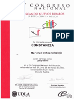 Constancia Congreso Puebla