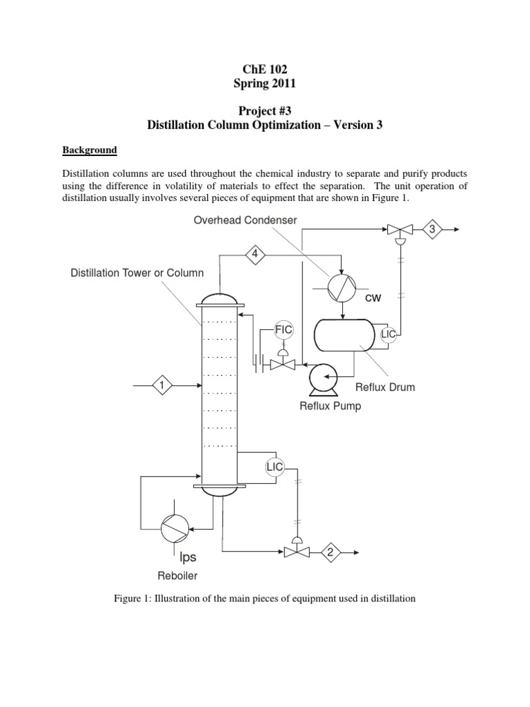 Catalytic Distillation Version | PDF | Distillation | Heat Exchanger