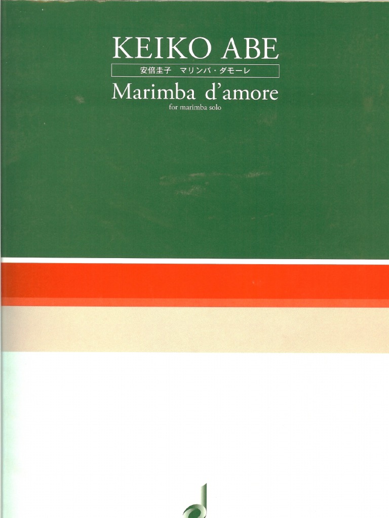 Keiko Abe Marimba Damore PDF
