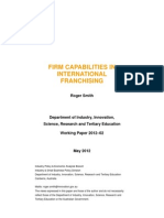 Firm Capabilities in International Franchising