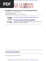 Download MicroRNAs in Learning Memory And Neurological Diseases by Malaika Singh SN127062820 doc pdf