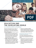 Education and The Developing World