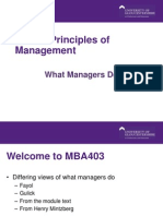MB403 Principles of Management Week 2 C Clarke Hill Slides