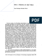 Determinismo e Historia en Marx PDF