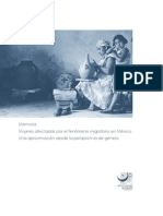 Efectos de La Migracion en Las Mujeres INMUJERES PDF