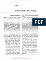 Ilusions About Crime & Justice