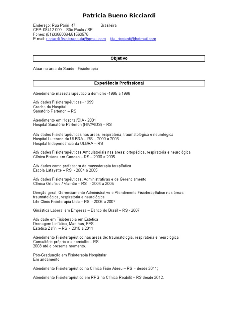 Curriculum vitae fisioterapia 08 picture