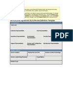 Ops SLA Definition Template