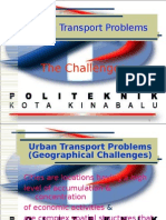 Urban Transport Problems: The Challenges