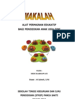 Makalah Ape Alat Permainan Edukatif