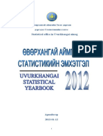Statistic Uvurkhangai 2012