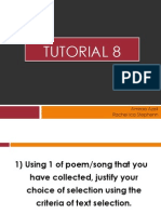 Tutorial 8: Amiraa Azali Rachel Ica Stephenn