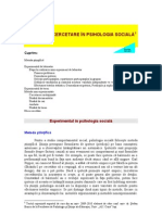 Curs II - Metode de Cercetare in Psih Soc